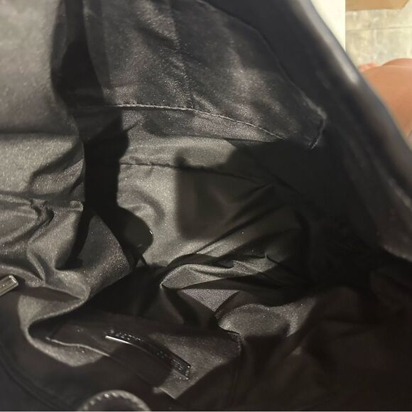 Rebecca Minkoff | Blythe Black leather Silver-stud hobo satchel bag crossbody - Picture 9 of 10